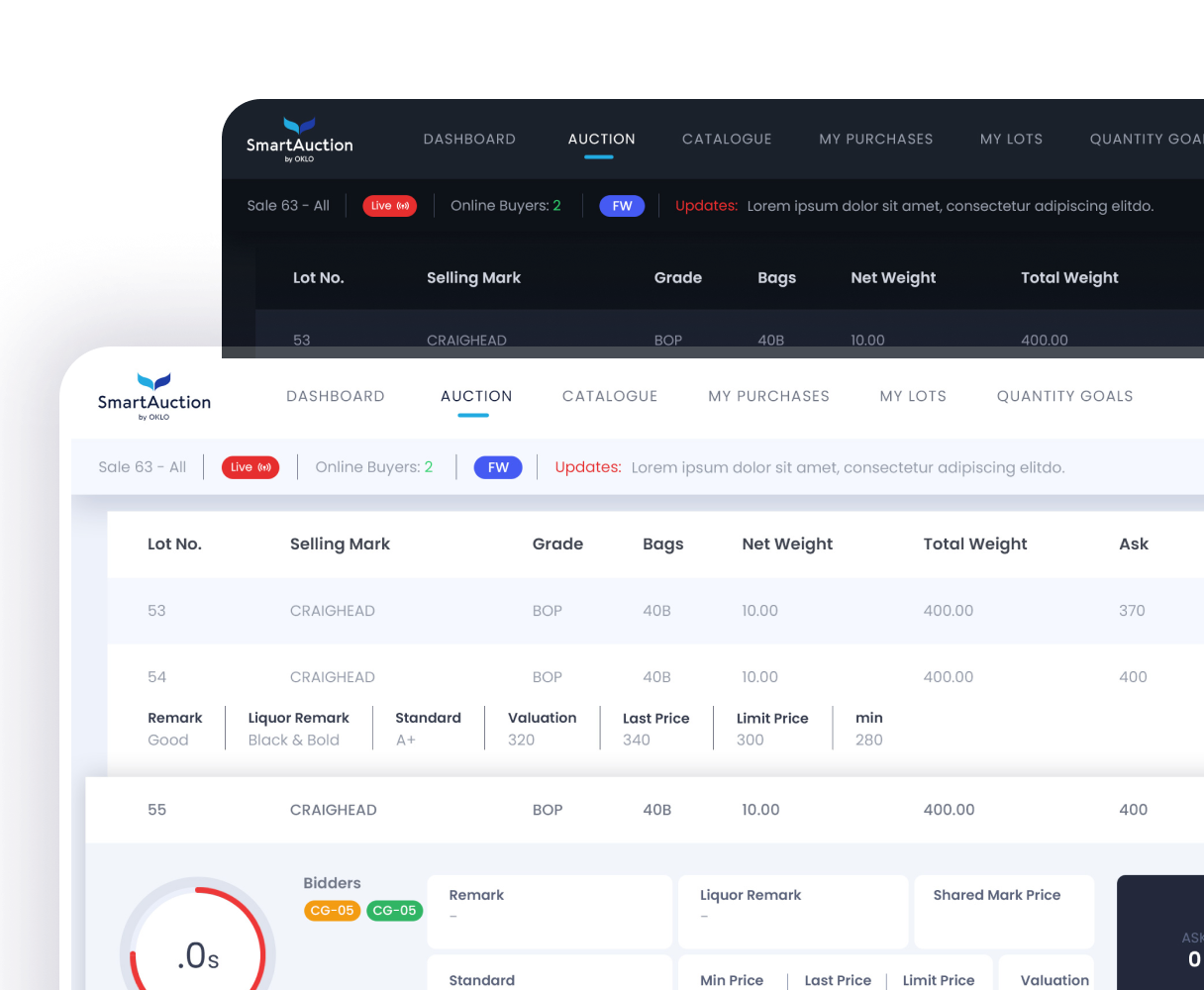 SmartTravel Booking System interface