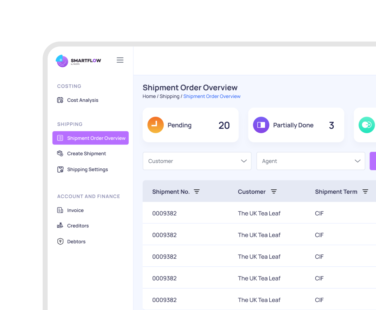 SmartTravel Booking System interface